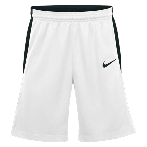 Youth Basketball Short - White/Black