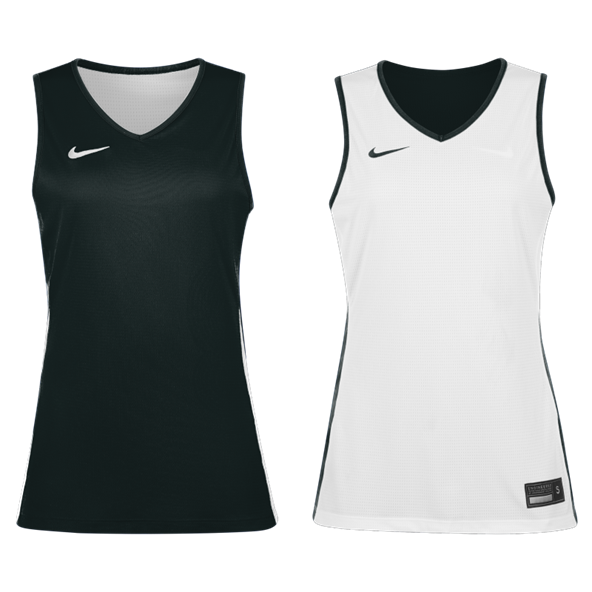 Women Basketball Reversible Jersey - Black/White