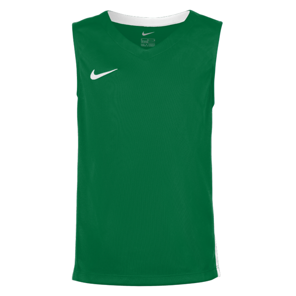 Youth Basketball Jersey - Pine Green / White
