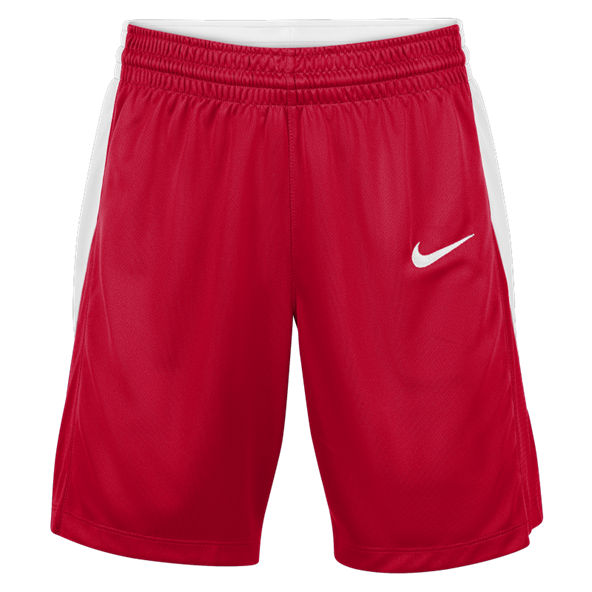 Basketballshorts - Damen  - Rot / Weiß