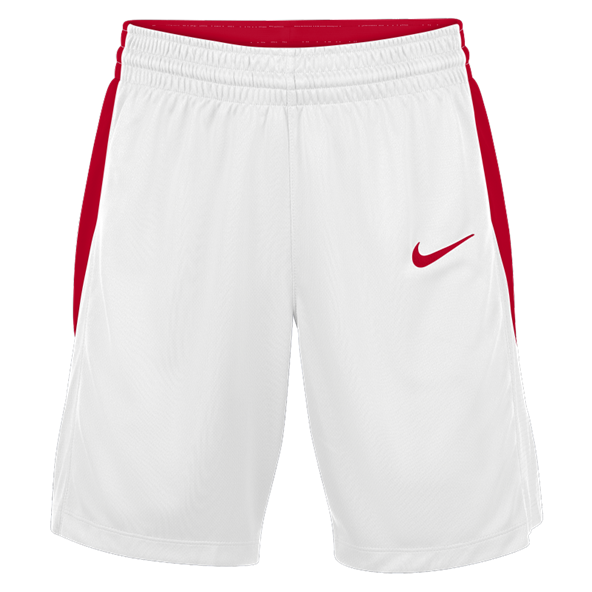 Women Basketball Short - White/University Red