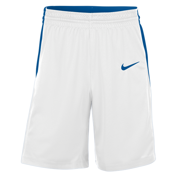 Mens Basketball Short - White / Royal Blue
