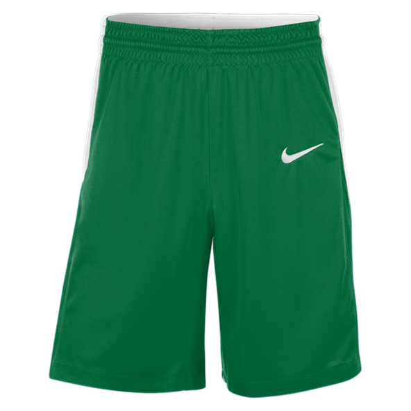 Mens Basketball Short - Pine Green / White