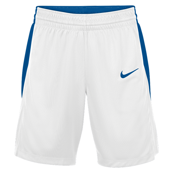 Women Basketball Short - White/Royal Blue