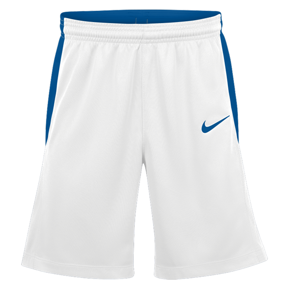 Youth Basketball Short - White/Royal Blue