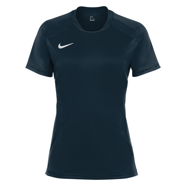 Womens Nike Training Top Short Sleeve - Obsidian