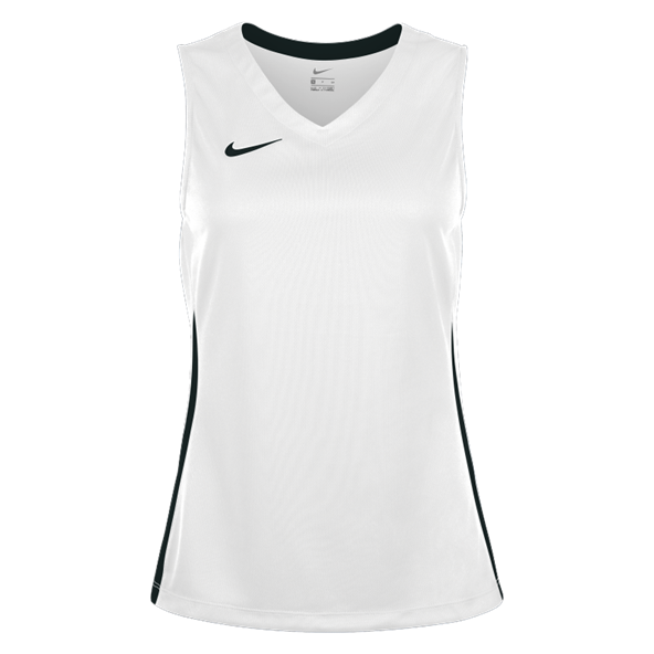 Womens Basketball Jersey - White/Obsidian