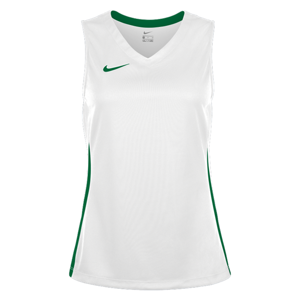 Womens Basketball Jersey - White / Pine Green