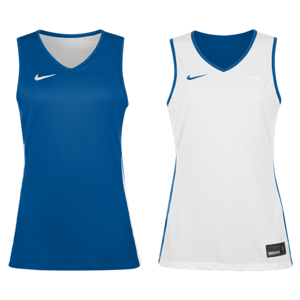 Women Basketball Reversible Jersey - Royal Blue/White