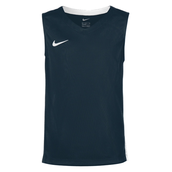 Youth Basketball Jersey - Obsidian/White