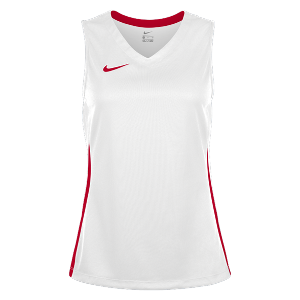 Womens Basketball Jersey - White / University Red